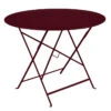 Table De Jardin 4 Personnes FERMOB Bistro Ø 96 Cm - Cerise Noire