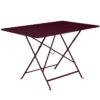 Table De Jardin 6 Personnes FERMOB Bistro 117 X 77 Cm - Cerise Noire