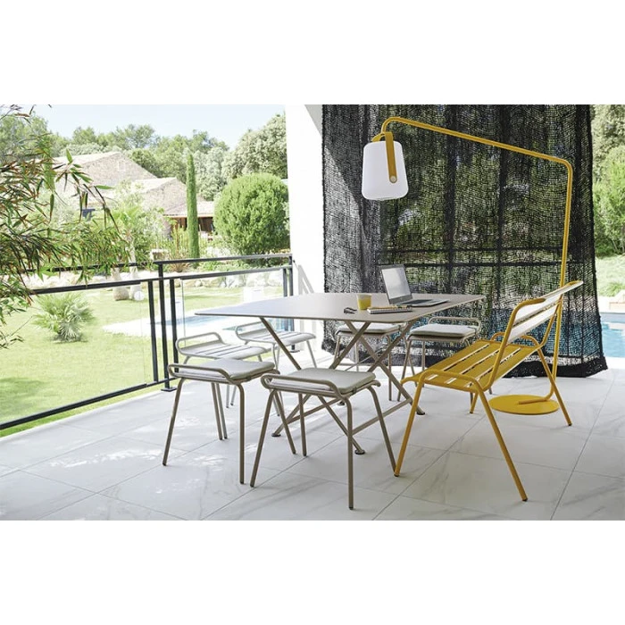 Table De Jardin 8 Personnes FERMOB Cargo 128 X 128 Cm - Muscade 5 Table De Jardin 8 Personnes FERMOB Cargo 128 X 128 Cm - Muscade – Image 3
