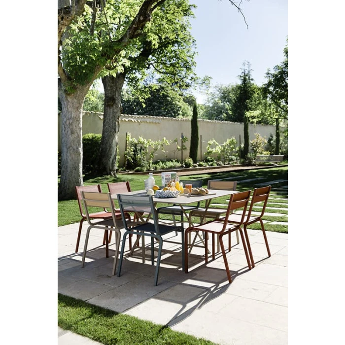 Table De Jardin 8 Personnes FERMOB Cargo 128 X 128 Cm - Muscade 7 Table De Jardin 8 Personnes FERMOB Cargo 128 X 128 Cm - Muscade – Image 5