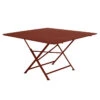 Table De Jardin 8 Personnes FERMOB Cargo 128 X 128 Cm - Ocre Rouge -Mobilier De Jardin 024120 table jardin fermob cargo 128 128 cm ocre rouge