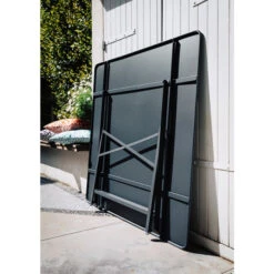 Table De Jardin 8 Personnes FERMOB Cargo 128 X 128 Cm - Carbone -Mobilier De Jardin 024147 table jardin fermob cargo 128 cm carbone ambiance