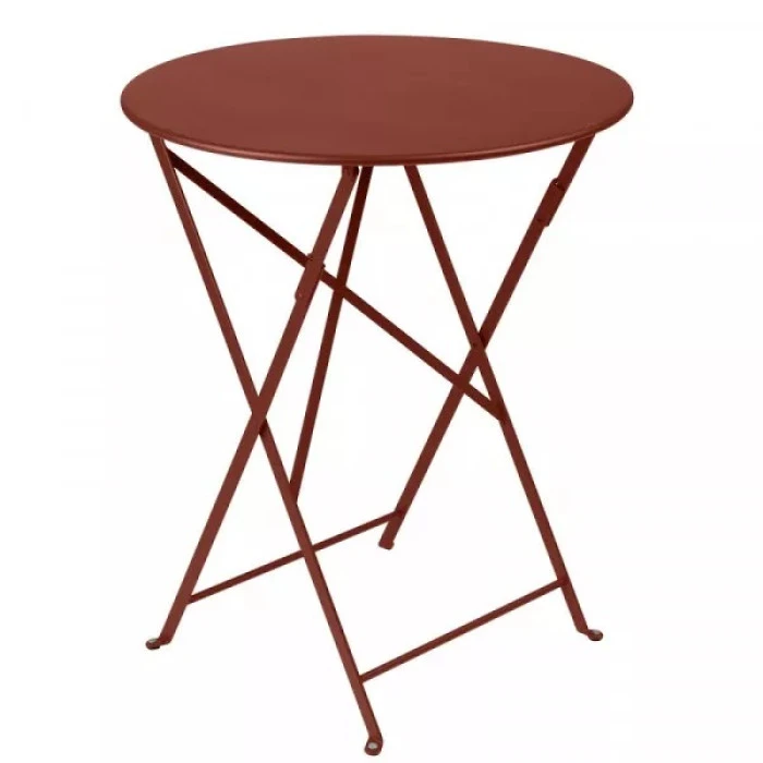 Salon De Jardin Fermob Bistro Ø 60 Cm Ocre Rouge, 2 Personnes 5 Salon De Jardin Fermob Bistro Ø 60 Cm Ocre Rouge, 2 Personnes – Image 3