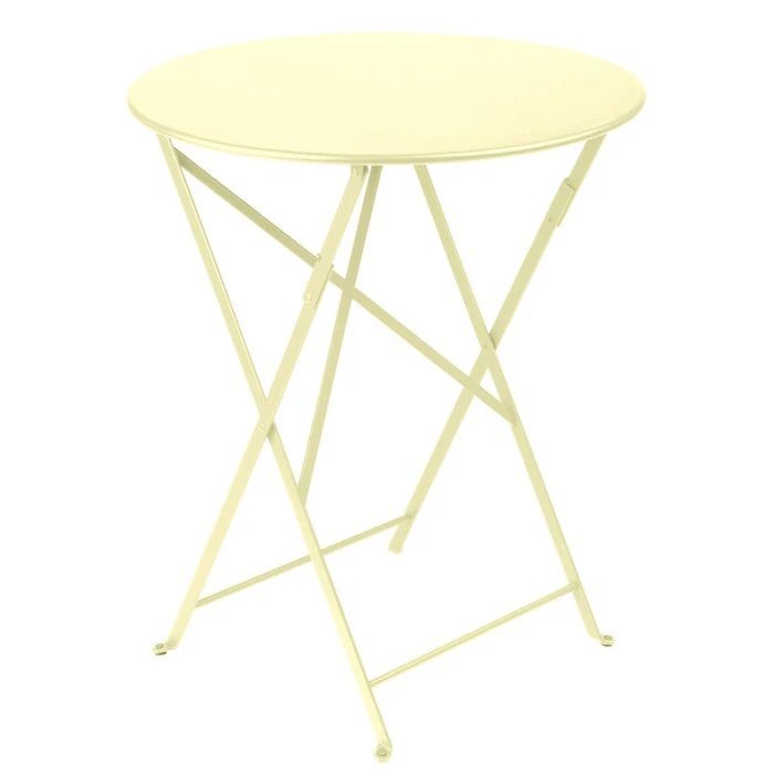Table De Jardin 2 Personnes FERMOB Bistro Ø 60 Cm - Citron Givré 3 Table De Jardin 2 Personnes FERMOB Bistro Ø 60 Cm - Citron Givré