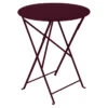 Table De Jardin 2 Personnes FERMOB Bistro Ø 60 Cm - Cerise Noire -Mobilier De Jardin 0245b9 table jardin fermob bistro 60cm cerise noire