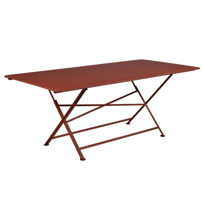 Table De Jardin 10 Personnes FERMOB Cargo 190 X 90 Cm - Ocre Rouge 3 Table De Jardin 10 Personnes FERMOB Cargo 190 X 90 Cm - Ocre Rouge
