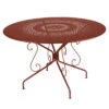 Table De Jardin 8 Personnes FERMOB Montmartre Ø 117 Cm - Ocre Rouge 1 Table De Jardin 8 Personnes FERMOB Montmartre Ø 117 Cm - Ocre Rouge -Mobilier De Jardin 063120 table jardin fermob montmartre 117 cm ocre rouge