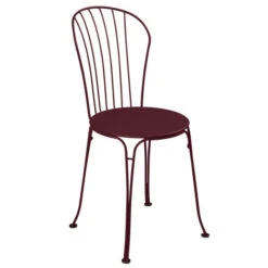 Chaise De Jardin Empilable FERMOB Opéra + - Cerise Noire
