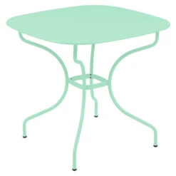 Table De Jardin 4 Personnes FERMOB Opéra + 82 X 82 Cm - Vert Opaline