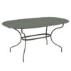 Table De Jardin Ovale 6 Personnes FERMOB Opéra + 160 X 90 Cm - Romarin -Mobilier De Jardin 094748 table jardin ovale fermob opera 160 90 cm romarin