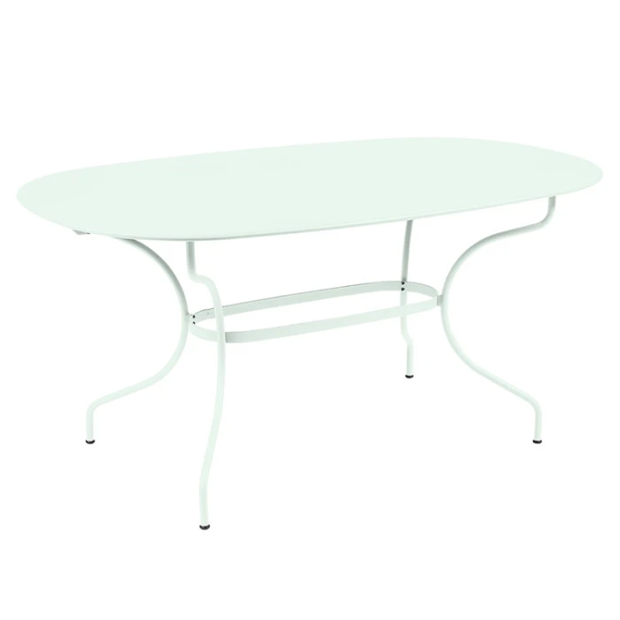 Table De Jardin Ovale 6 Personnes FERMOB Opéra + 160 X 90 Cm - Menthe Glaciale 3 Table De Jardin Ovale 6 Personnes FERMOB Opéra + 160 X 90 Cm - Menthe Glaciale