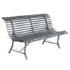 Banc De Jardin FERMOB Louisiane - Gris Orage 1 Banc De Jardin FERMOB Louisiane - Gris Orage -Mobilier De Jardin 100026 banc de jardin fermob louisiane gris orage