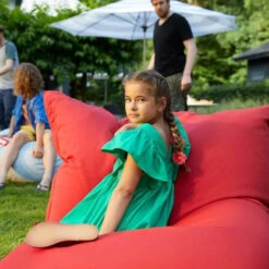 Pouf D'extérieur Fatboy Original Outdoor - Rouge -Mobilier De Jardin 102476 pouf exterieur fatboy original outdoor rouge ambiance 2