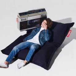 Pouf D'extérieur Fatboy Original Outdoor - Océan Foncé -Mobilier De Jardin 104555 pouf exterieur fatboy original outdoor ocean fonce assis