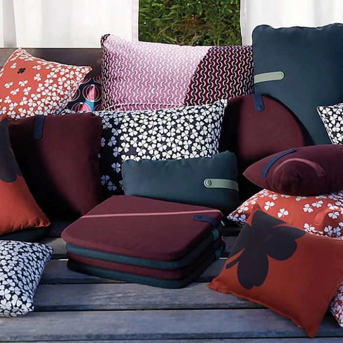 Galette Color Mix Pour Chaise FERMOB Monceau - Bleu Nuit 4 Galette Color Mix Pour Chaise FERMOB Monceau - Bleu Nuit – Image 2