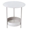 Guéridon De Jardin FERMOB Salsa - Blanc Coton -Mobilier De Jardin 327001 table basse gueridon fermob salsa blanc coton 2