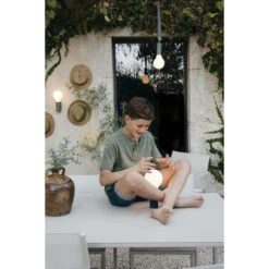 Lampe De Jardin FERMOB Aplô H 24 Cm - Cactus -Mobilier De Jardin 341082 lampe jardin fermob aplo h24 cactus suspendu mural