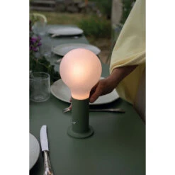 Socle Pour Lampe FERMOB Aplô - Cactus -Mobilier De Jardin 345082x3 socle lampe fermob aplo h24 cactus ambiance