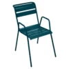 Fauteuil De Jardin Empilable FERMOB Monceau - Bleu Acapulco -Mobilier De Jardin 377 21 bleu acapulco bridge 1