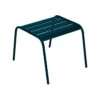 Table Basse / Repose-pieds FERMOB Monceau - Bleu Acapulco -Mobilier De Jardin 377 21 bleu acapulco repose pieds 1