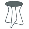 Tabouret De Jardin FERMOB Cocotte - Gris Orage -Mobilier De Jardin 470226 tabouret jardin fermob cocotte gris orage