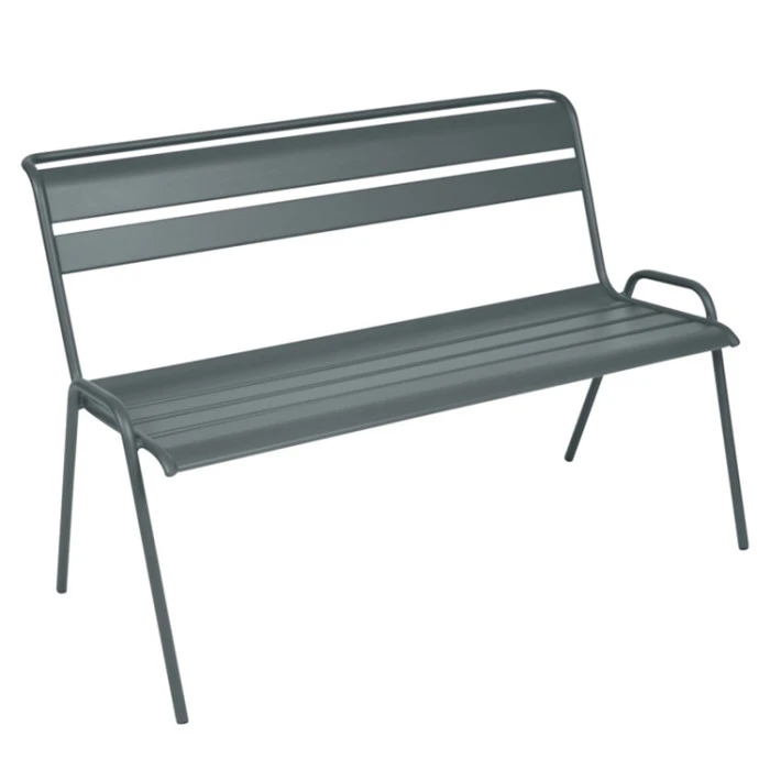Banc De Jardin FERMOB Monceau - Gris Orage 3 Banc De Jardin FERMOB Monceau - Gris Orage