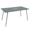Table De Jardin 6 Personnes FERMOB Monceau 146 X 80 Cm - Gris Orage 1 Table De Jardin 6 Personnes FERMOB Monceau 146 X 80 Cm - Gris Orage -Mobilier De Jardin 483126 table jardin fermob monceau 146 80 cm gris orage