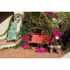 Lampe FERMOB Mooon! - Ocre Rouge -Mobilier De Jardin 5302 lampe mooon ocre 3