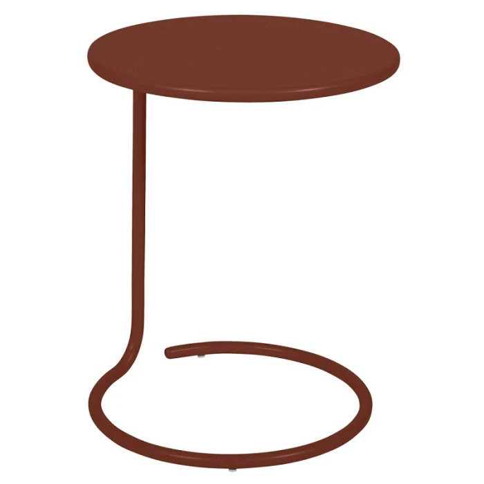 Table Basse De Jardin Déportée FERMOB Coolside - Ocre Rouge 3 Table Basse De Jardin Déportée FERMOB Coolside - Ocre Rouge
