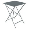 Table De Jardin Pliante 2 Personnes FERMOB Bistro 57 X 57 Cm - Gris Orage -Mobilier De Jardin 604226 table jardin pliante fermob bistro 57 57 cm gris orage