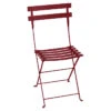 Chaise De Jardin Pliante FERMOB Bistro Métal - Piment 2 Chaise De Jardin Pliante FERMOB Bistro Métal - Piment -Mobilier De Jardin bistro chaise m tal piment 1