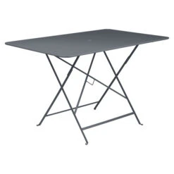 Table De Jardin 6 Personnes FERMOB Bistro 117 X 77 Cm - Carbone