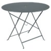 Table De Jardin 4 Personnes FERMOB Bistro Ø 96 Cm - Gris Orage 1 Table De Jardin 4 Personnes FERMOB Bistro Ø 96 Cm - Gris Orage -Mobilier De Jardin bistro table d96 gris orage 1