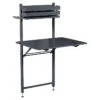 Table De Balcon Pliante FERMOB Bistro - Carbone -Mobilier De Jardin bistro table balcon carbone 1
