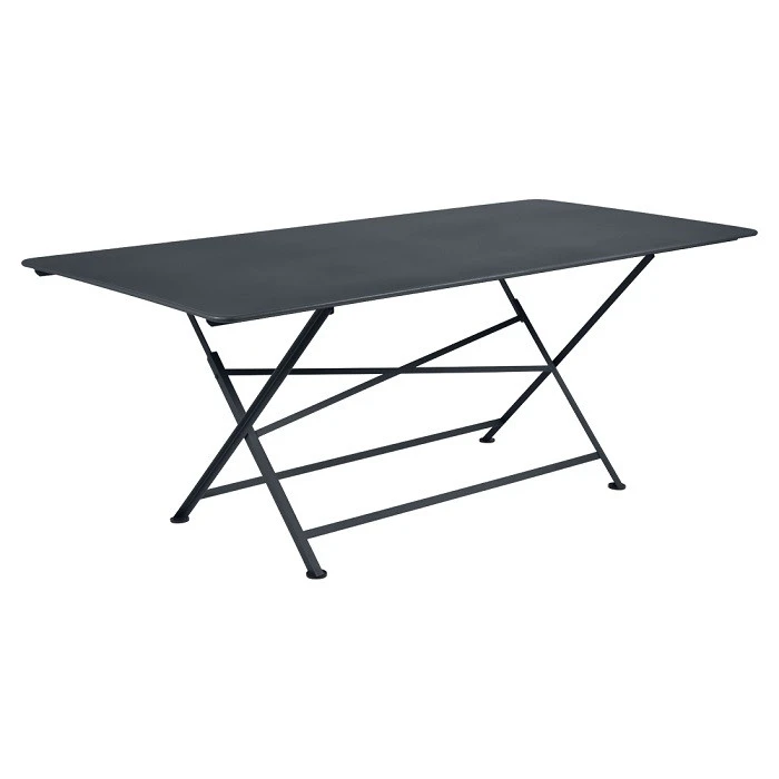 Table De Jardin 10 Personnes FERMOB Cargo 190 X 90 Cm - Carbone 3 Table De Jardin 10 Personnes FERMOB Cargo 190 X 90 Cm - Carbone