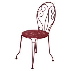 Salon De Jardin Fermob Montmartre Ø 96 Cm, Bleu Acapulco, 4 Personnes -Mobilier De Jardin chaise jardin montmartre piment 1
