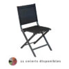 Chaise De Jardin Pliante Alizé Thema -Mobilier De Jardin chaise thema epoxy toutes couleurs 1
