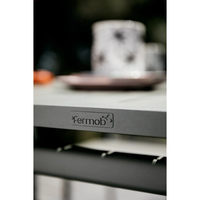 Table De Jardin FERMOB Costa 160 X 80 Cm - Cerise Noire 4 Table De Jardin FERMOB Costa 160 X 80 Cm - Cerise Noire – Image 2
