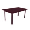 Table De Jardin FERMOB Costa 160 X 80 Cm - Cerise Noire -Mobilier De Jardin costa table 160x80 cerise noire