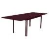 Table De Jardin 8 à 10 Personnes Avec Rallonge FERMOB Costa 160 / 240 X 90 Cm - Cerise Noire -Mobilier De Jardin costa table a rallonges cerise noire