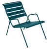 Fauteuil Relax FERMOB Monceau - Bleu Acapulco -Mobilier De Jardin fauteuil bas jardin fermob monceau bleu acapulco 1