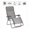 Fauteuil Relax Pliant LAFUMA RSXA Clip - Terre -Mobilier De Jardin fauteuil relax pliant lafuma rsxa clip terre