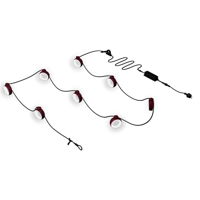 Guirlande Lumineuse FERMOB Hoop - Cerise Noire 3 Guirlande Lumineuse FERMOB Hoop - Cerise Noire