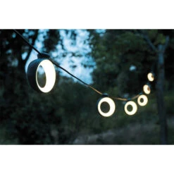 Guirlande Lumineuse FERMOB Hoop - Bleu Acapulco -Mobilier De Jardin hoop bleu acapulco puget bookgss2021 sebastien erome 1 min
