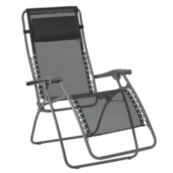 Fauteuil Relax Pliant LAFUMA RSXA Batyline Iso - Noir