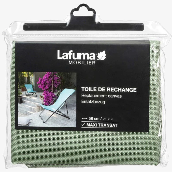 Toile De Rechange LAFUMA Pour Maxi Transat - Moss 3 Toile De Rechange LAFUMA Pour Maxi Transat - Moss