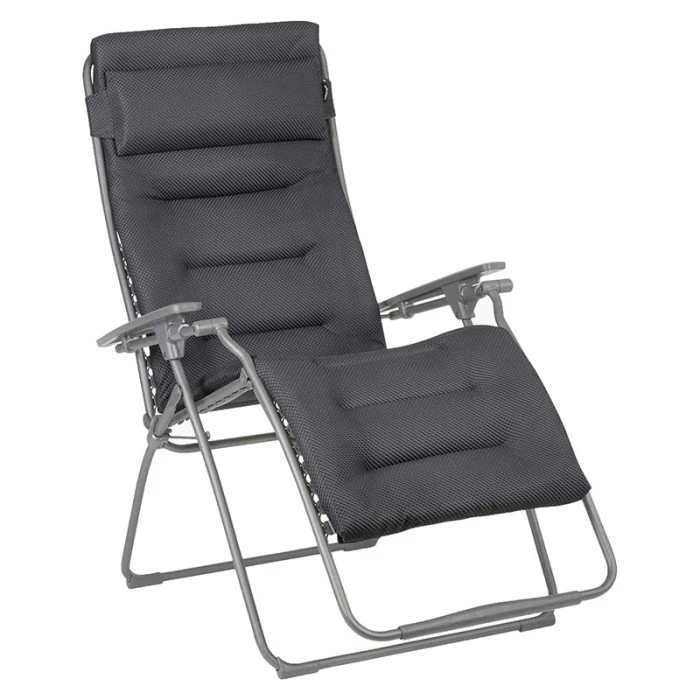 Fauteuil Relax Pliant LAFUMA Futura BeComfort XL - Gris Foncé 3 Fauteuil Relax Pliant LAFUMA Futura BeComfort XL - Gris Foncé