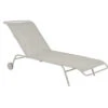 Lit Bain De Soleil FERMOB Coolside - Gris Argile -Mobilier De Jardin lit bain soleil fermob coolside gris argile