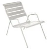 Fauteuil Relax FERMOB Monceau - Gris Argile -Mobilier De Jardin monceau fauteuil bas gris argile