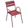 Fauteuil De Jardin Empilable FERMOB Monceau - Piment -Mobilier De Jardin monceau piment 1